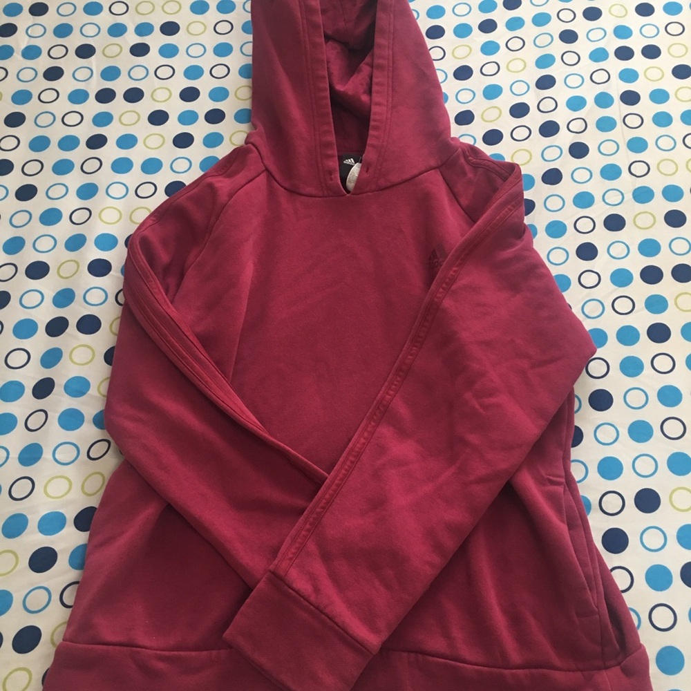 Women's Red Hoodie Sweater